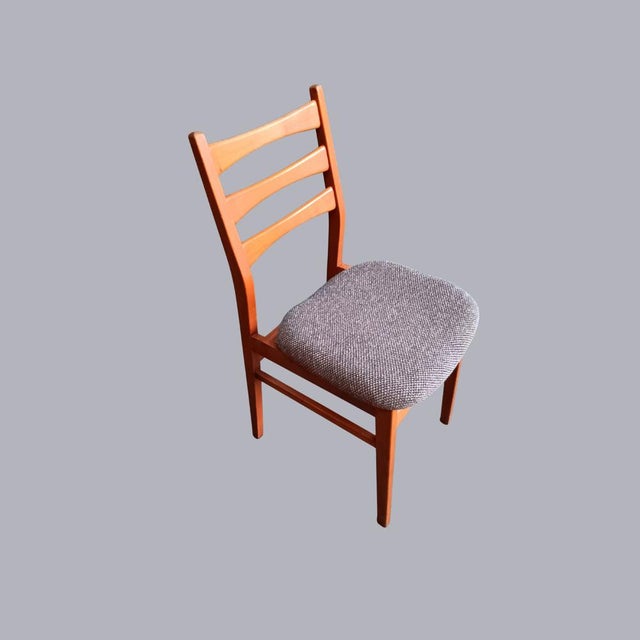 Mid-Century Modern Vintage Danish Dining Chairs, 1960s, Set of 4 For Sale - Image 3 of 8