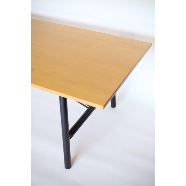 Danish Cabinetmaker Table Desk For Sale - Image 4 of 10