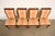 1980s Baker Furniture Style Regency Carved Mahogany Dining Chairs, Set of Four For Sale - Image 5 of 13