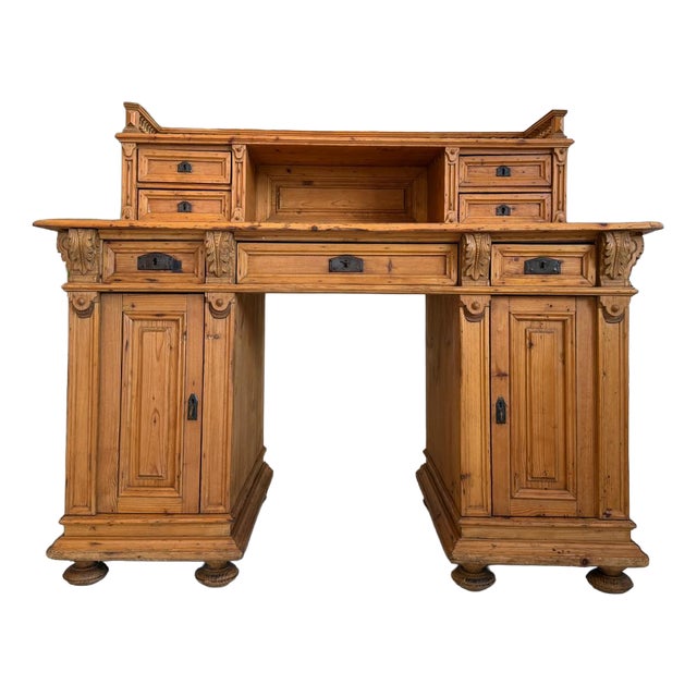 Gründerzeit Secretary in Softwood For Sale