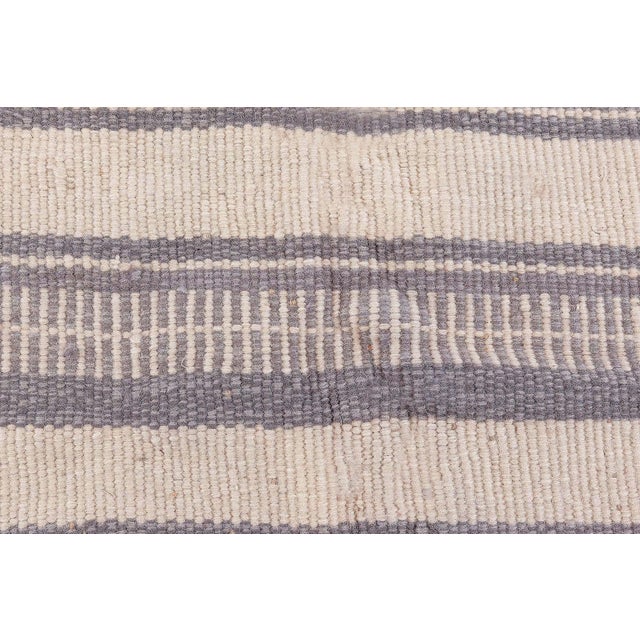 Contemporary Striped Flat Weave Rug by Doris Leslie Blau For Sale In New York - Image 6 of 7