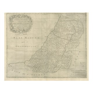 Antique Holy Land Map, 1700 For Sale