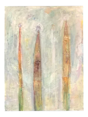 “Upward” Contemporary Original Abstract Expressionist Painting