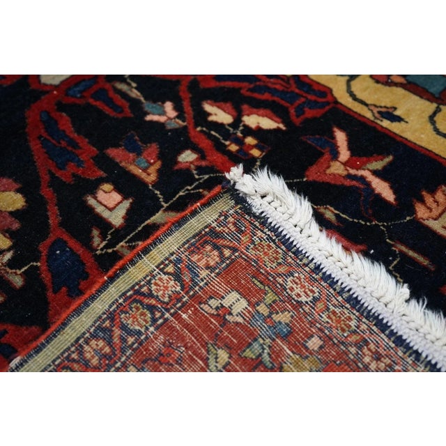 Late 18th Century Antique Farahan Sarouk Rug 4'3'' x 6'8'' For Sale - Image 10 of 10