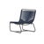 Not Yet Made - Made To Order Brown Jordan Walter Lamb Aluminum Lounge Chair, Textured Pewter frame with Marine fabric For Sale - Image 5 of 12