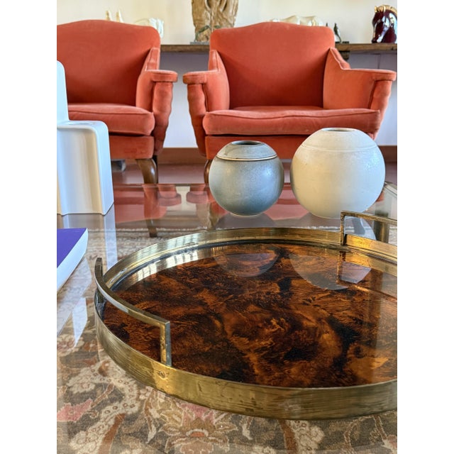 Mid-Century Modern Spherical Gres Vases by Franco Bucci, Italy, 1970, Set of 2 For Sale - Image 12 of 18
