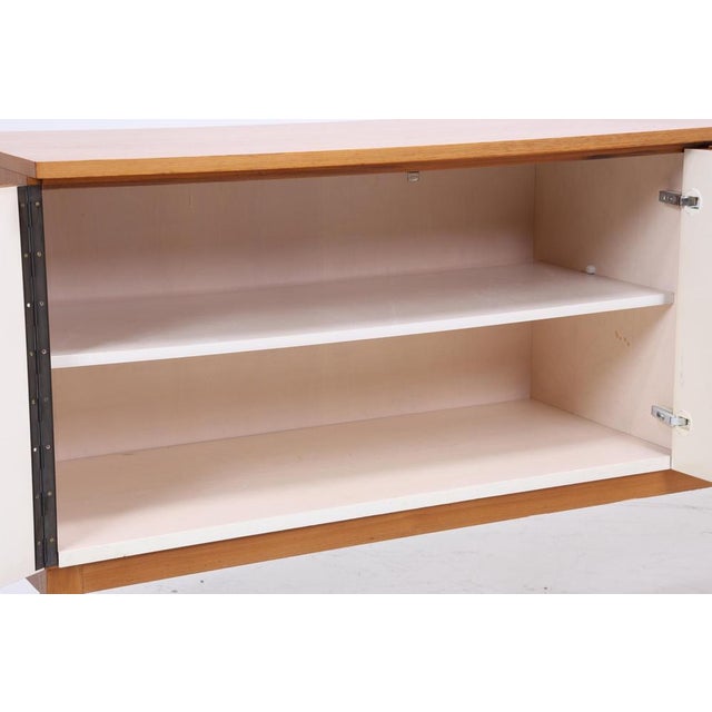 Brown Mid-Century Walnut Sideboard with Drawers and Storage Compartments, 1960s For Sale - Image 8 of 16