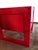 Modern 1970s Red Single Drawer Modern Night Table For Sale - Image 3 of 12