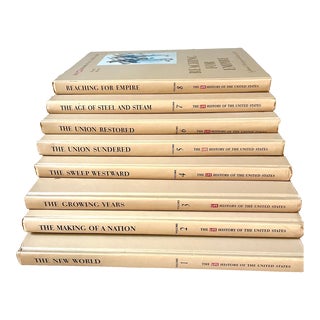 1963 History of United States Classic Book Collection - Set of 8 For Sale