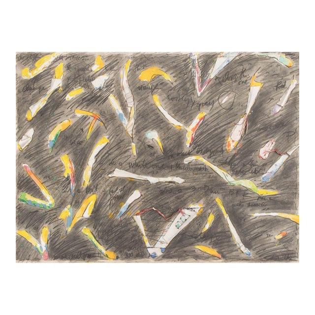 Elfi Schuselka Abstract Composition Mixed Media For Sale