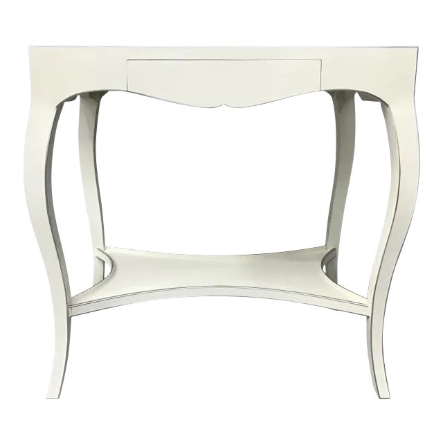 Chinese Chippendale-Style Painted Side Table For Sale