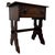 Antique English Oak Side Table with Gallery, 1900s For Sale - Image 9 of 9