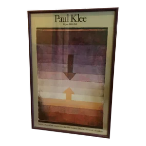 1981 Paul Klee Italian Exhibition Poster, Framed