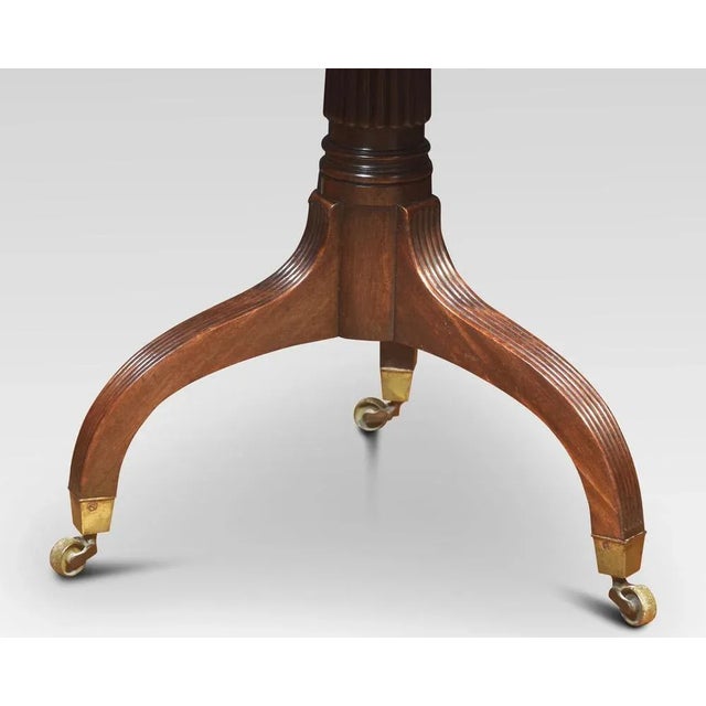 Regency Mahogany End Table For Sale - Image 4 of 6