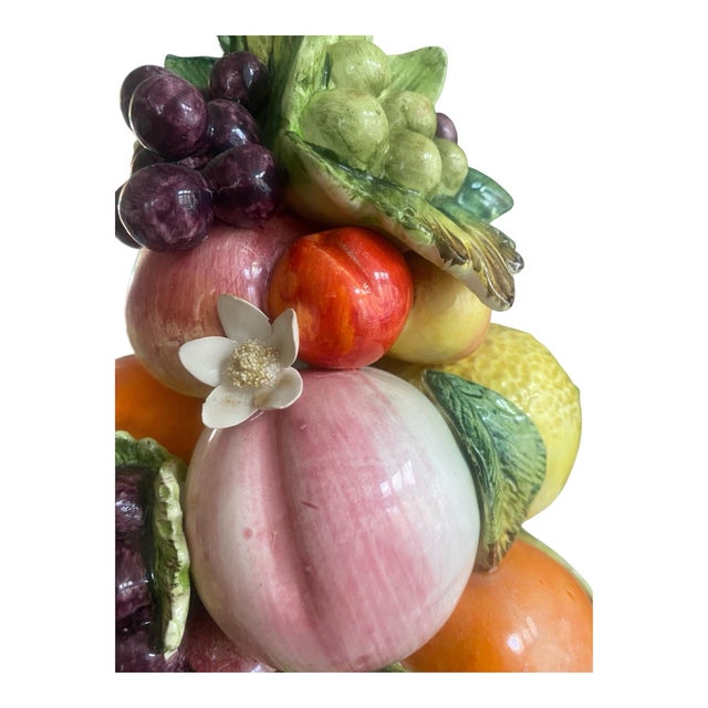 Ceramic Vintage Ceramic Fruit Topiary For Sale - Image 7 of 7