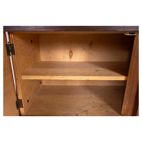 Vintage Cabinet with Painted Doors For Sale - Image 11 of 12