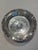 1950s Mid-Century Crescent Silver-Plated & Glass Pedestal Serving Bowl - 2 Pieces For Sale In Los Angeles - Image 6 of 12