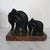 1920s Marble Bookends with Wooden Elephants, 1920s, Set of 2 For Sale - Image 5 of 12