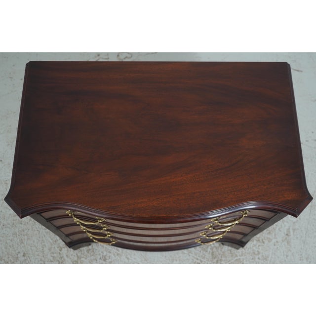 Wood Henkel Harris Chippendale Mahogany Bachelor Chest For Sale - Image 7 of 17
