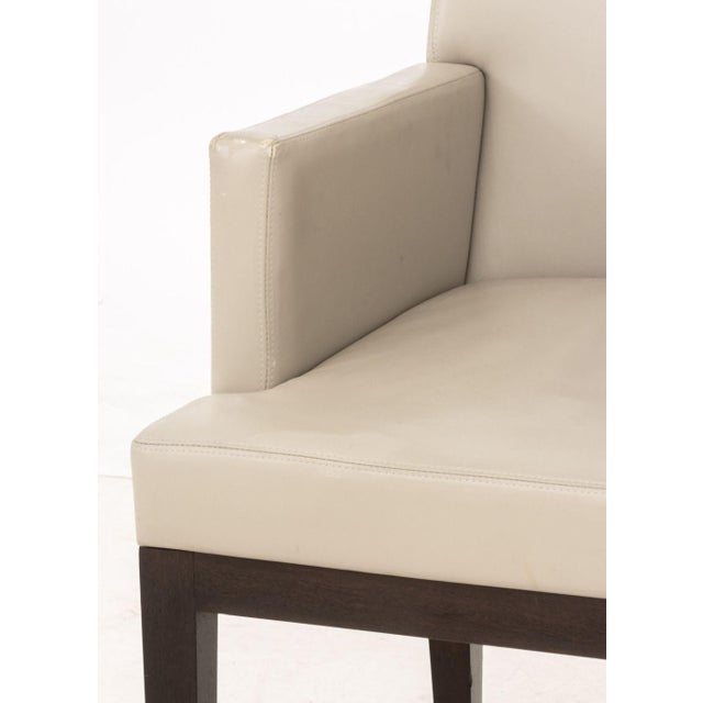 Taupe Christian Liaigre Style Dining Chairs, 6 For Sale - Image 8 of 10