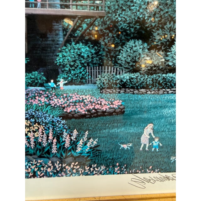 Alexander Chen Windmill at Golden Gate Park Original Artwork, Signed For Sale - Image 11 of 12