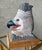 Circa 1991 Stylistic Hand Carved Wooden "Golden Eagle Head" Bust - Santa Fe, New Mexico For Sale - Image 17 of 18