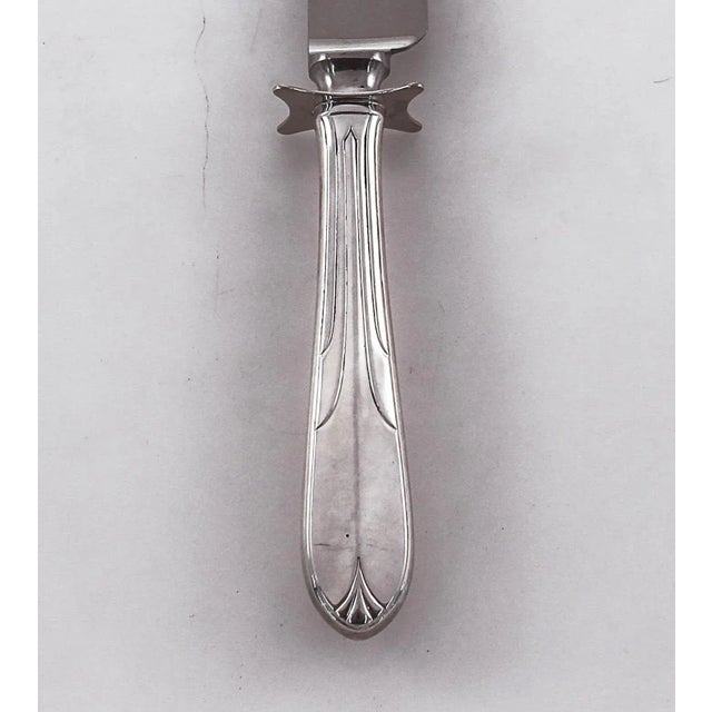 Sterling Extra Large Carving Fork and Knife Set - A Pair For Sale - Image 4 of 6