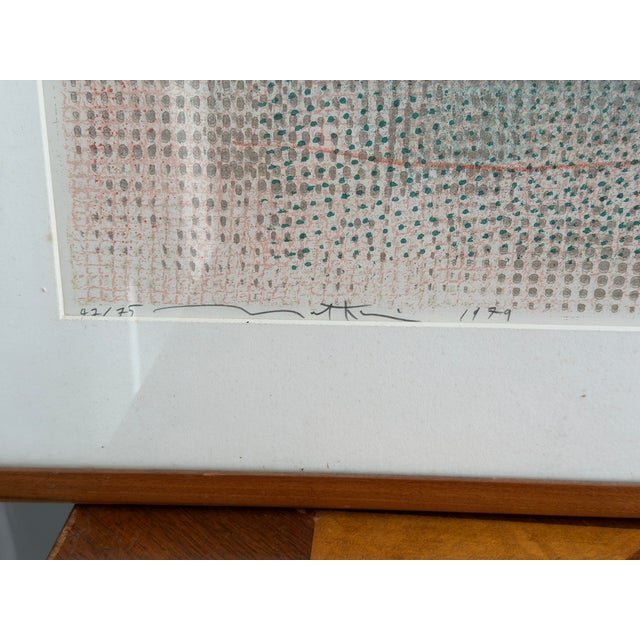 Mid-Century Modern Robert Natkin Signed and Numbered 1979 Lithograph #47/75 For Sale - Image 3 of 8