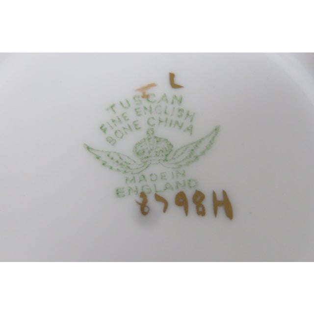 Tuscan England Iridescent Pink and Gold Teacup and Saucer Set 4507b For Sale In Miami - Image 6 of 8