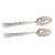 1872 Tiffany & Co. Vine Gourd Pattern Sterling Silver Teaspoon 6 1/8" - a Pair For Sale