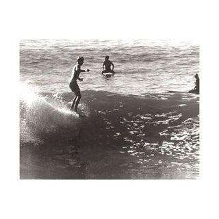Black & White Vintage Surfer Photo VII For Sale