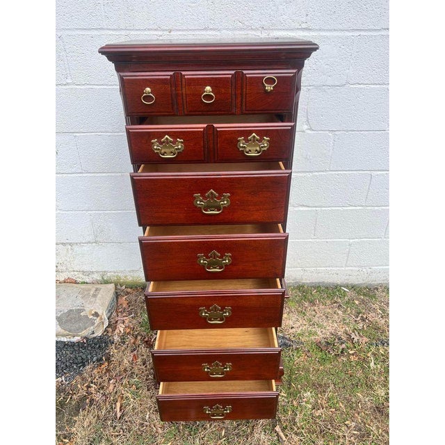 Pennsylvania House Cherry Semainier Lingerie Bachelors Chest Dresser For Sale In Washington DC - Image 6 of 10