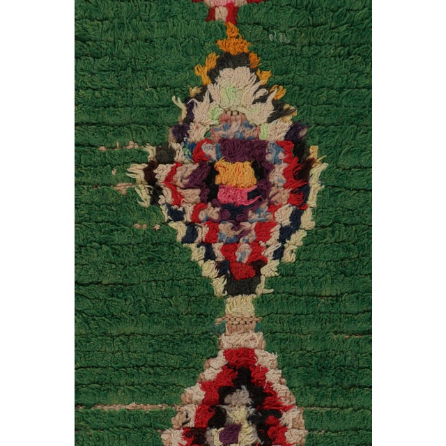 1950s Vintage Azilal Moroccan Style Rug, With Geometric Patterns, From Rug & Kilim For Sale - Image 5 of 7