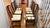 1980s 1980s Attributed Henredon Dining Room Table and Chairs For Sale - Image 5 of 12