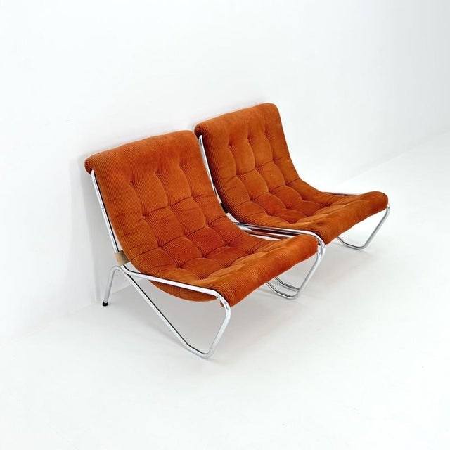 Mid-Century Modern Swedish Lounge Chair from EM Möbler, 1970s For Sale - Image 13 of 17