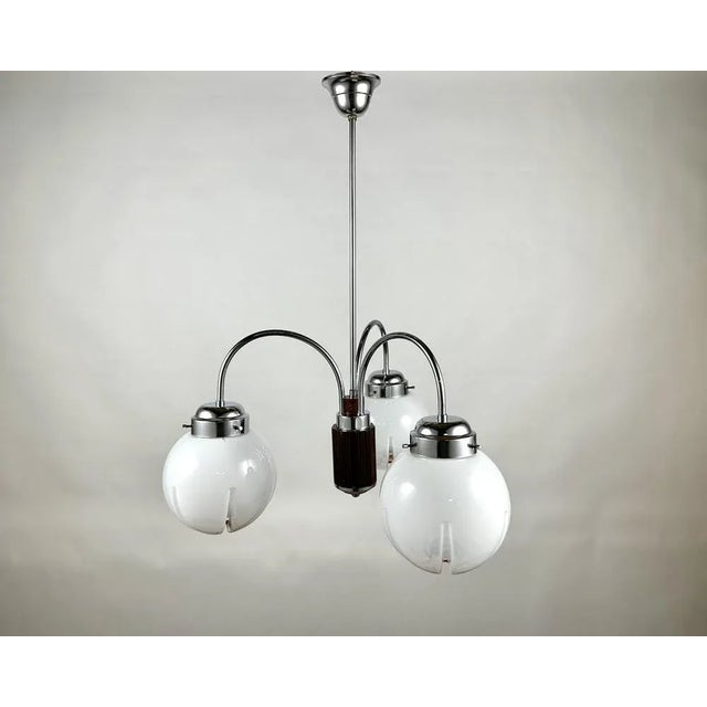 Futuristic Chandelier from A.V. Mazzega, Italy, 1970s For Sale - Image 11 of 11