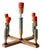 Mid-Century Japanese Wooden Bobblehead Toy Sculpture For Sale