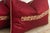 1990s Rasa Red Pair of Zardozi Pillows For Sale - Image 5 of 8