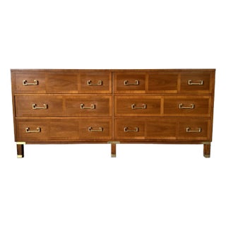 1970's Hollywood Regency Milling Road for Baker Six-Drawer Dresser For Sale