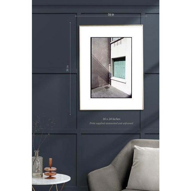 Not Yet Made - Made To Order Paul Cooklin, Green, Geometry, Window Shutter, Edition of 50 For Sale - Image 5 of 7