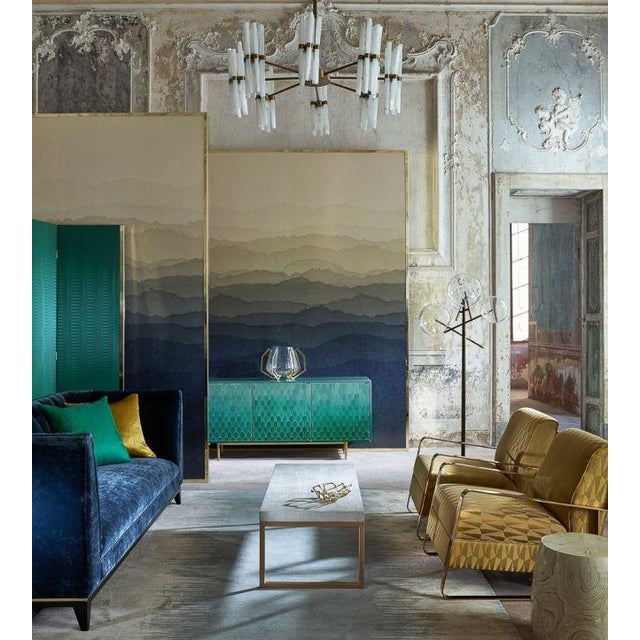 Wray Wallpaper Ink Blue Chairish