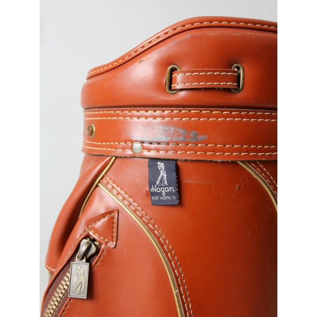 Vintage Amf Hogan Golf Bag With Club Covers For Sale - Image 13 of 15