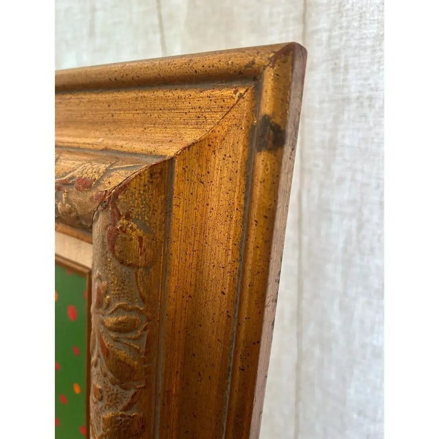 Framed Vintage Original Abstract Landscape Painting For Sale - Image 9 of 9