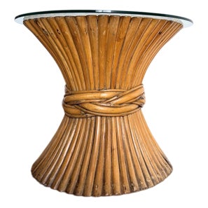 Sheaf of Wheat Coffee Table from McGuire, 20th Century For Sale