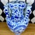 Chinoiserie Grand Chinoiserie Tulipière Blue & White Porcelain Vase Multi-Spout, 15" For Sale - Image 3 of 14