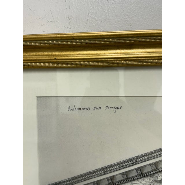 Architectural Facade of the Madeleine, Paris, Framed, 20th Century For Sale - Image 4 of 12