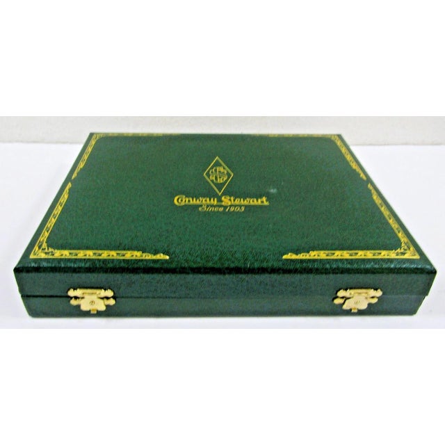 Conway Stewart Churchill Ltd. Edition Wellington Yellow Whirl Fountain Pen Set For Sale - Image 14 of 17