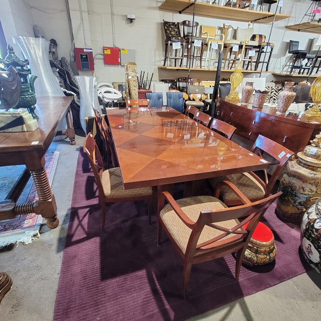 Archetype Dining Table & 10 Chairs by Michael Vanderbyl for Baker Furniture Chairish