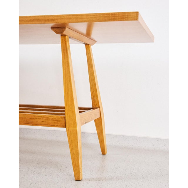 1960s Mid-Century Oak Coffee Table, 1960s For Sale - Image 5 of 6