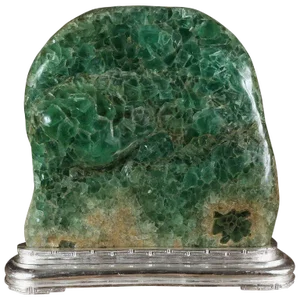 Mid 20th Century Vintage Large Green Fluorite Sculpture